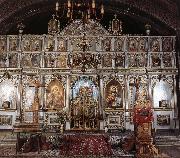 Nicolae Grigorescu The Church of Puchenii Mari oil painting reproduction
